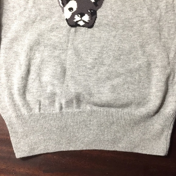 GAP  I❤️My 🐶Sweater red Tie S 6-7 - Picture 4 of 10